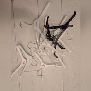 Assorted Clothing Hangers - Black and White